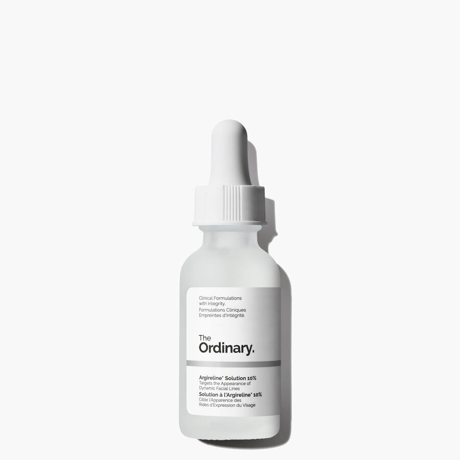 The Ordinary Argireline Solution 10% lightweight peptide serum to target dynamic folds and wrinkles