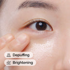 Application of Caffeine Solution 5% + EGCG to the undereye area