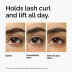 Lash Curl Before and After