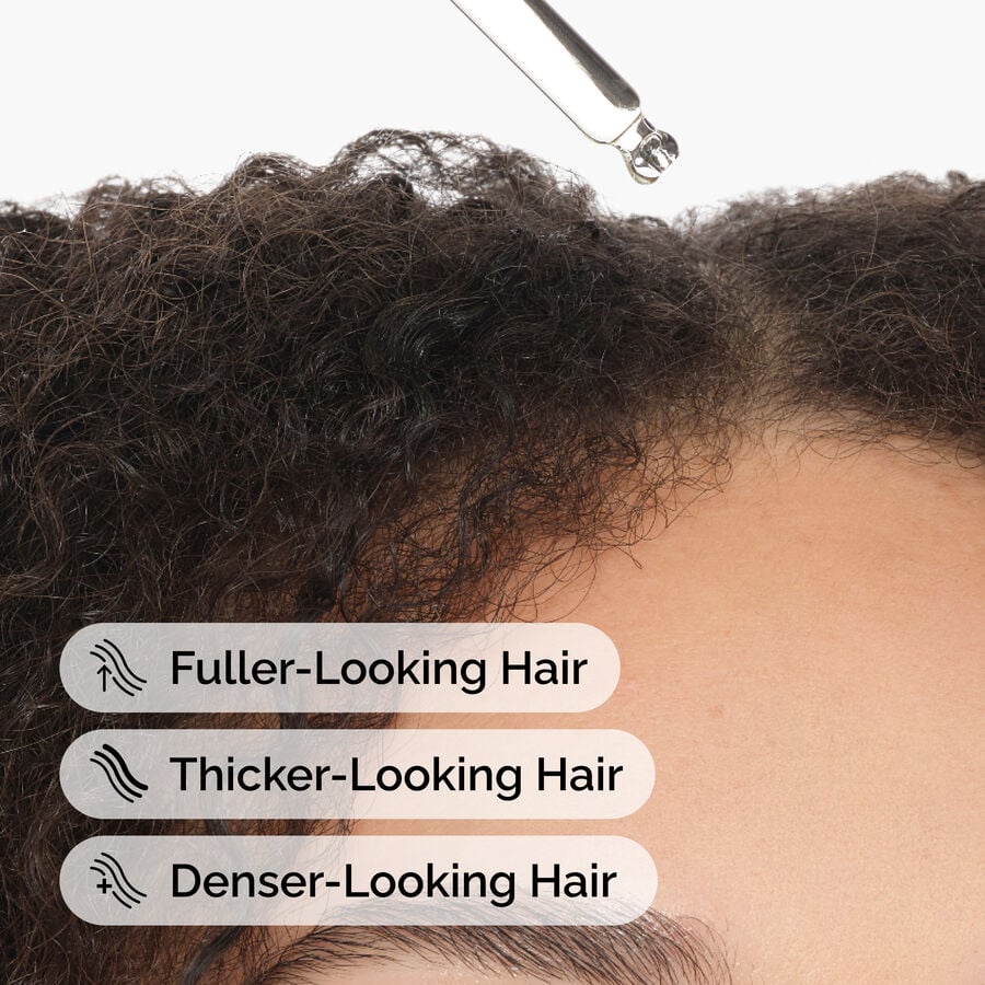 Model application of Multi-Peptide Serum for Hair Density