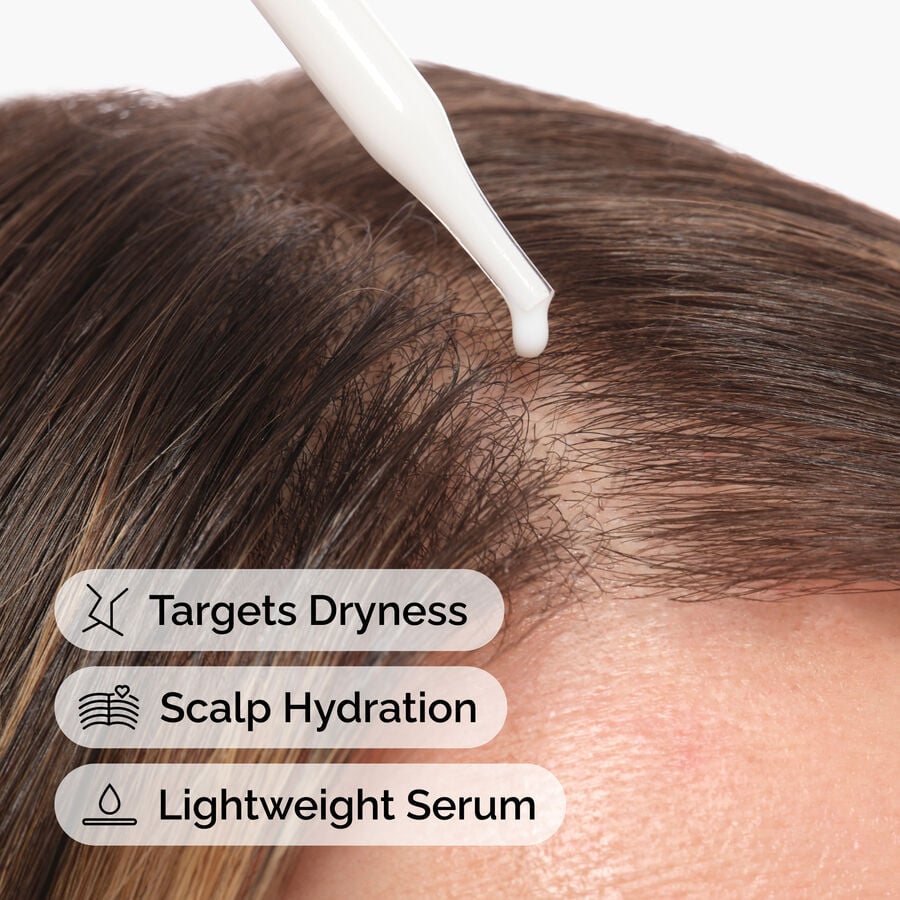 Model Application of the Natural Moisturizing Factors + HA for Scalp