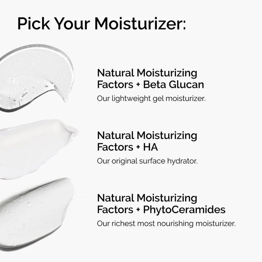 Three moisturizers to choose from