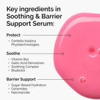 Soothing & Barrier Support Serum contains Niacinamide and 7 key ingredients to support the skin barrier